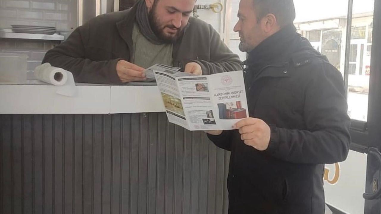 Diyadin'de karbonmonoksite karşı bilgilendirme çalışması