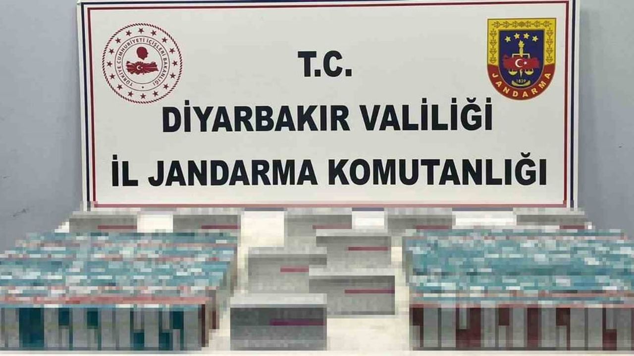 Diyarbakır'da jandarma kaçakçılık operasyonlarında 31 şüpheliye işlem, çok sayıda ürün ele geçirildi