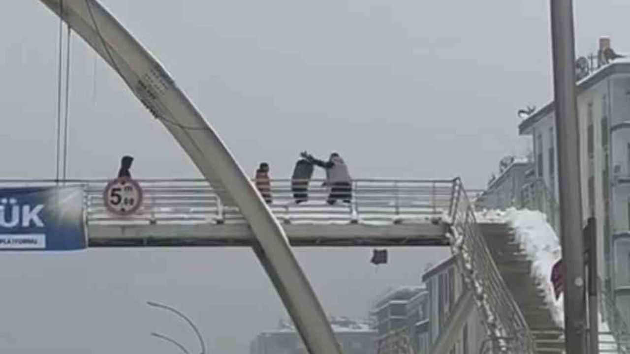 Diyarbakır'da kar topu iddiasıyla çocukları darbettiği öne sürülen sürücü tutuklandı