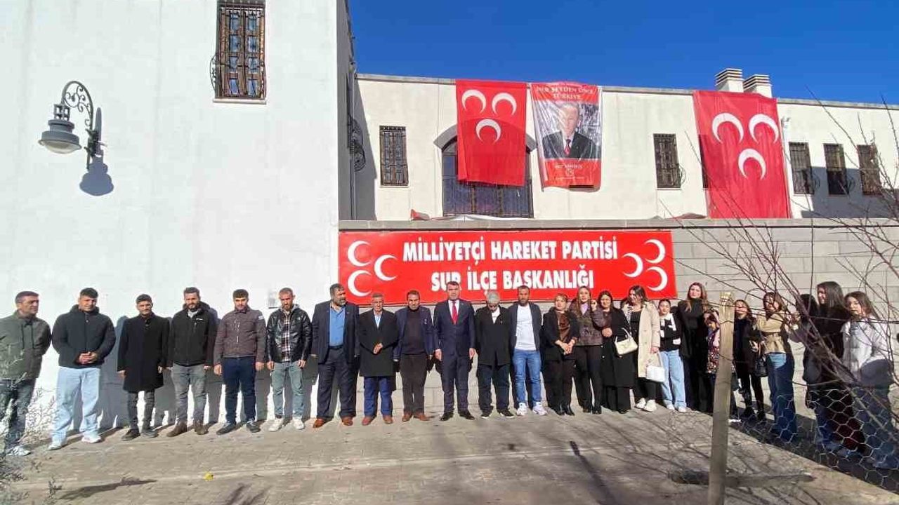 Diyarbakır MHP Sur İlçe Teşkilatı 'Terörsüz Türkiye' Sürecine Tam Destek Verdi