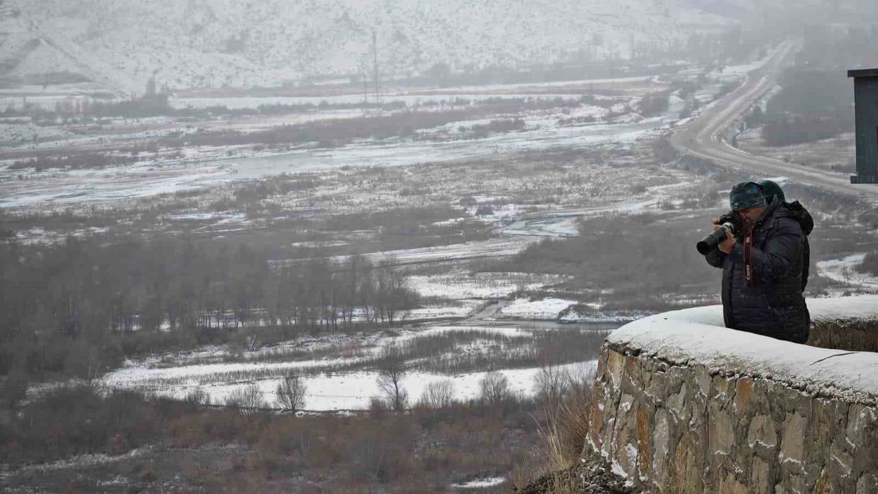DKMP ve uzmanlar Tortum Gölü'nde kış ortası kuş sayımı gerçekleştirdi
