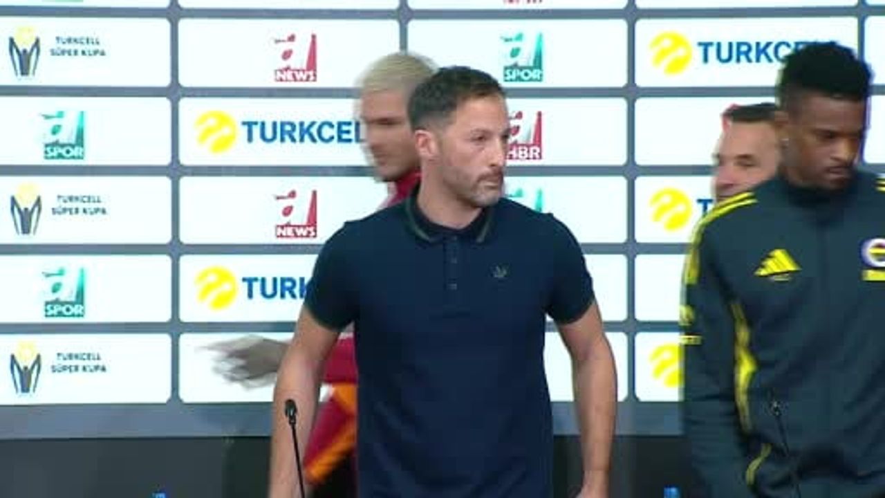 Domenico Tedesco: Takım olarak Turkcell Süper Kupa finalini sabırsızlıkla bekliyoruz