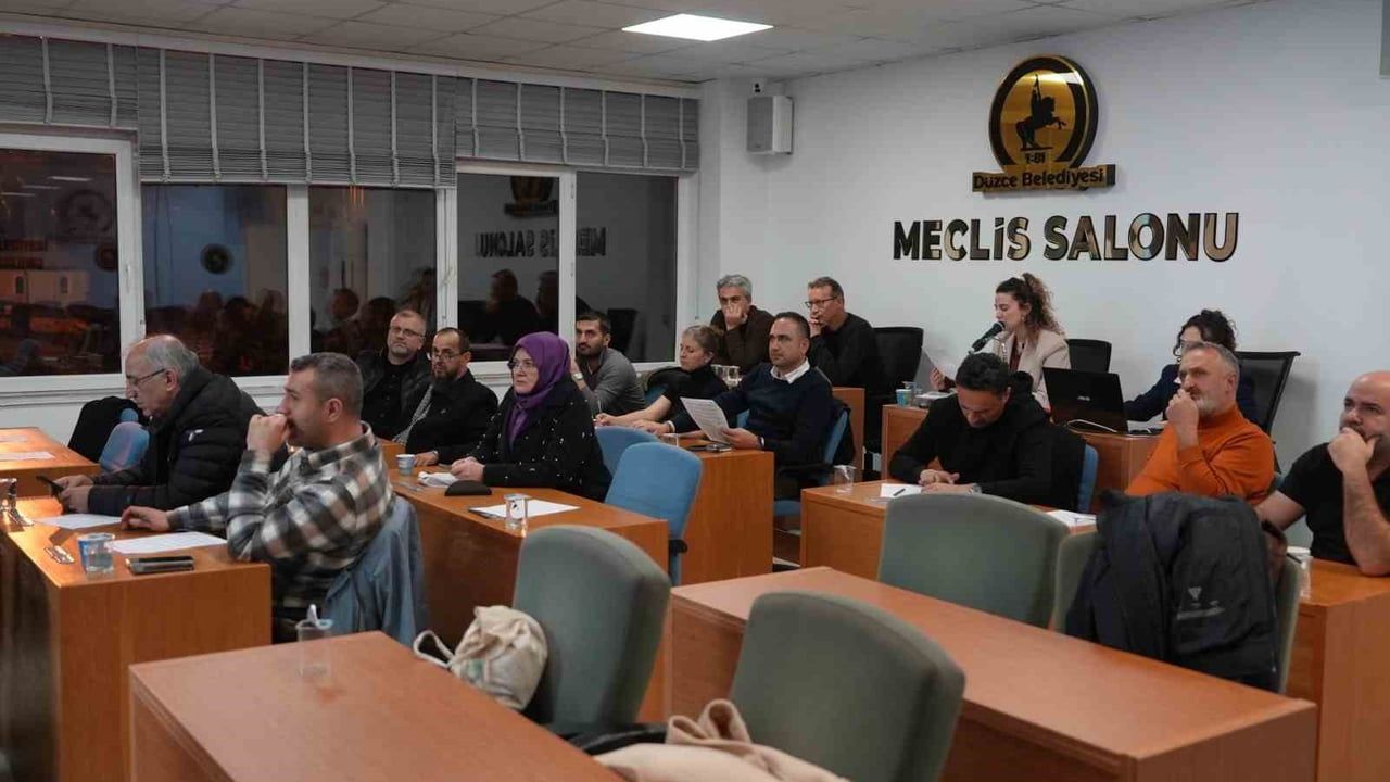 Düzce Belediye Meclisi Ocak Ayı İkinci Birleşiminde 37 Gündem Maddesini Karara Bağladı