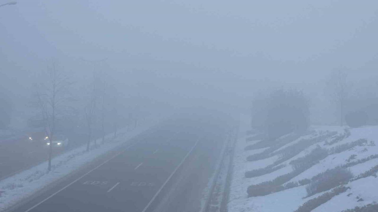 Düzce'de karın ardından sis ve soğuk hava: sıcaklık eksi 3 dereceye düştü