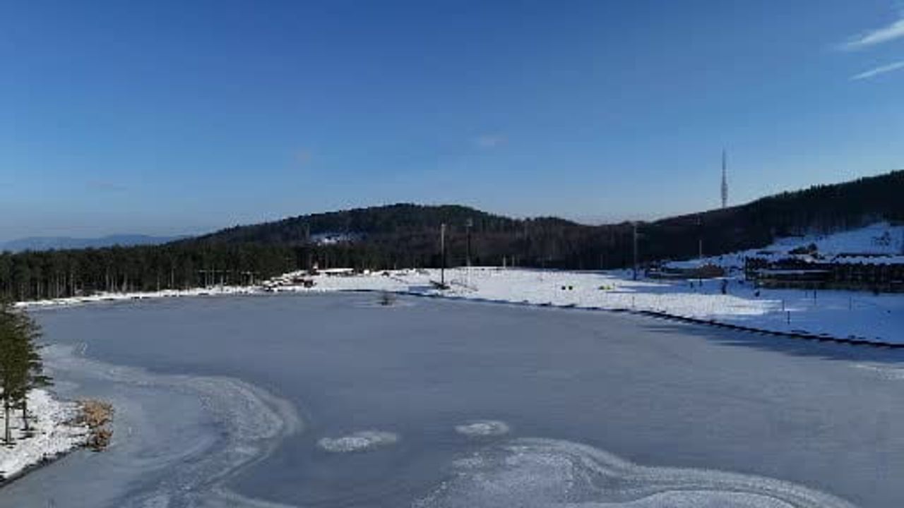 Düzce Topuk Yaylası Göletinde Don Olayı: Sıcaklık -10°C'ye Düştü