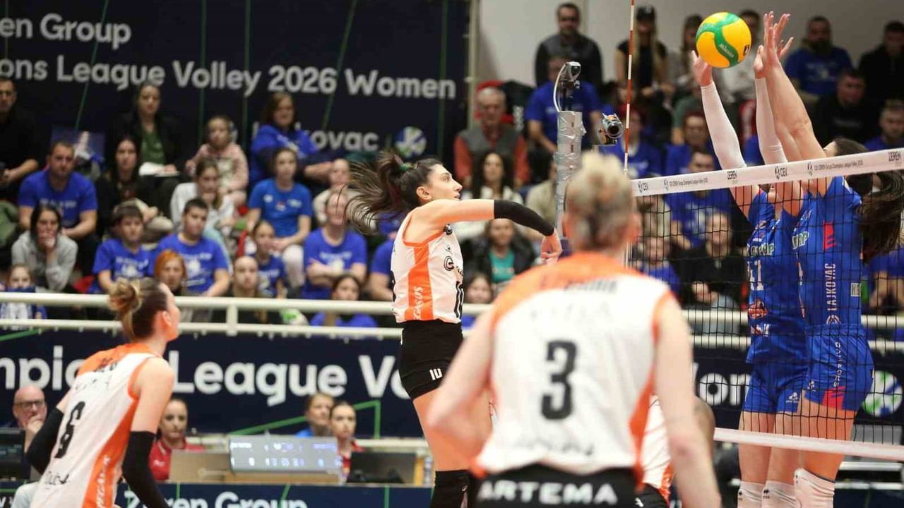 Eczacıbaşı Dynavit, Zeleznicar Lajkovac'ı 3-0 Yenerek Sırbistan'dan 3 Puanla Döndü