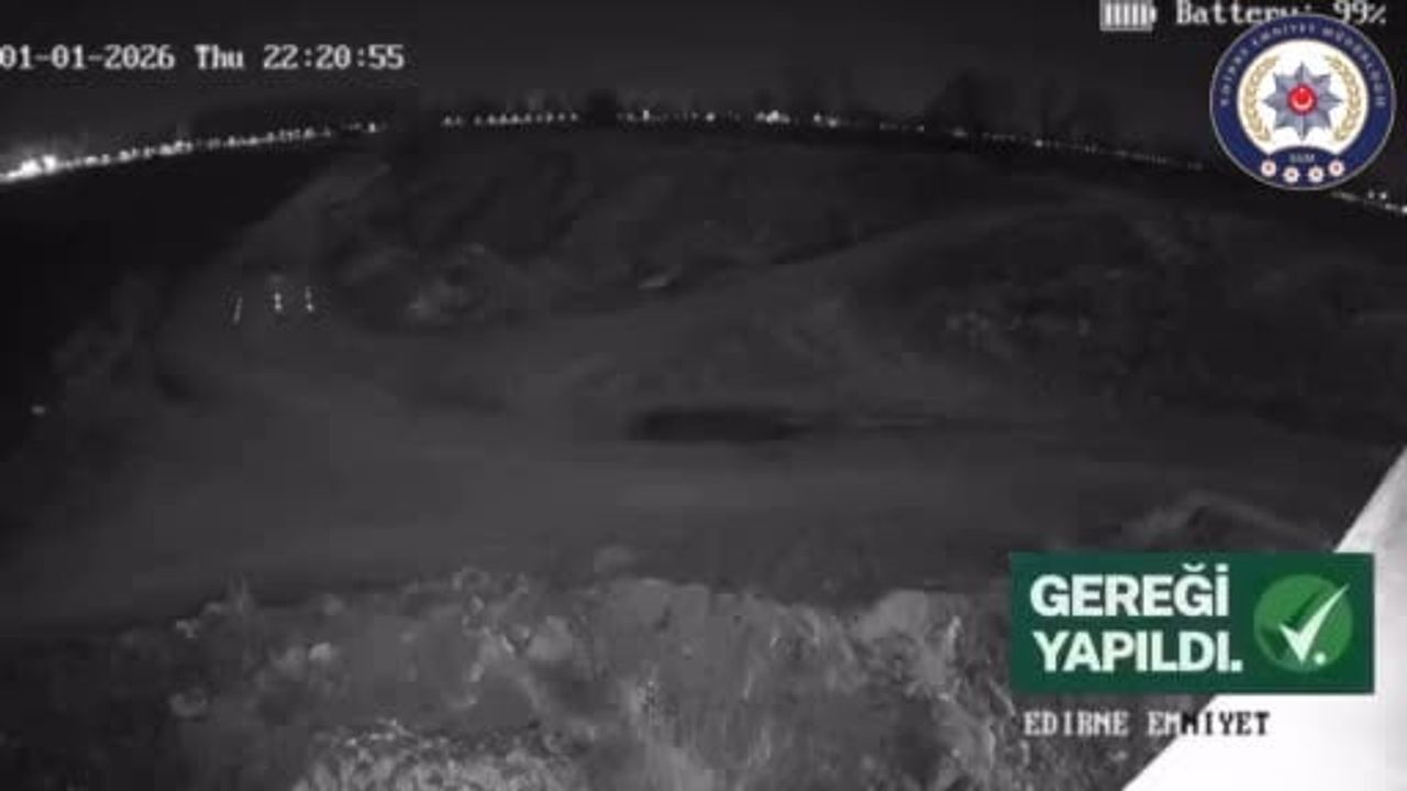 Edirne'de yol kenarına hafriyat döken sürücüye 63 bin 592 lira ceza