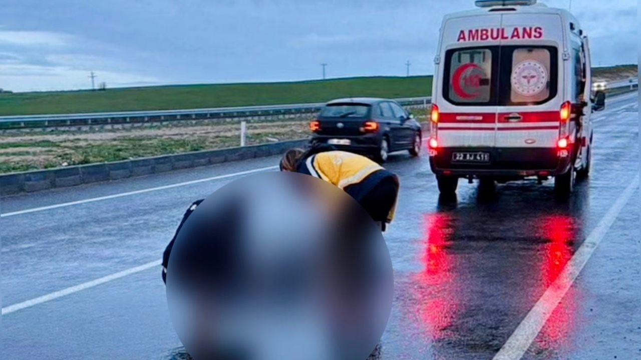 Edirne Söğütlüdere'de yaya çarpması: 1 kişi hayatını kaybetti