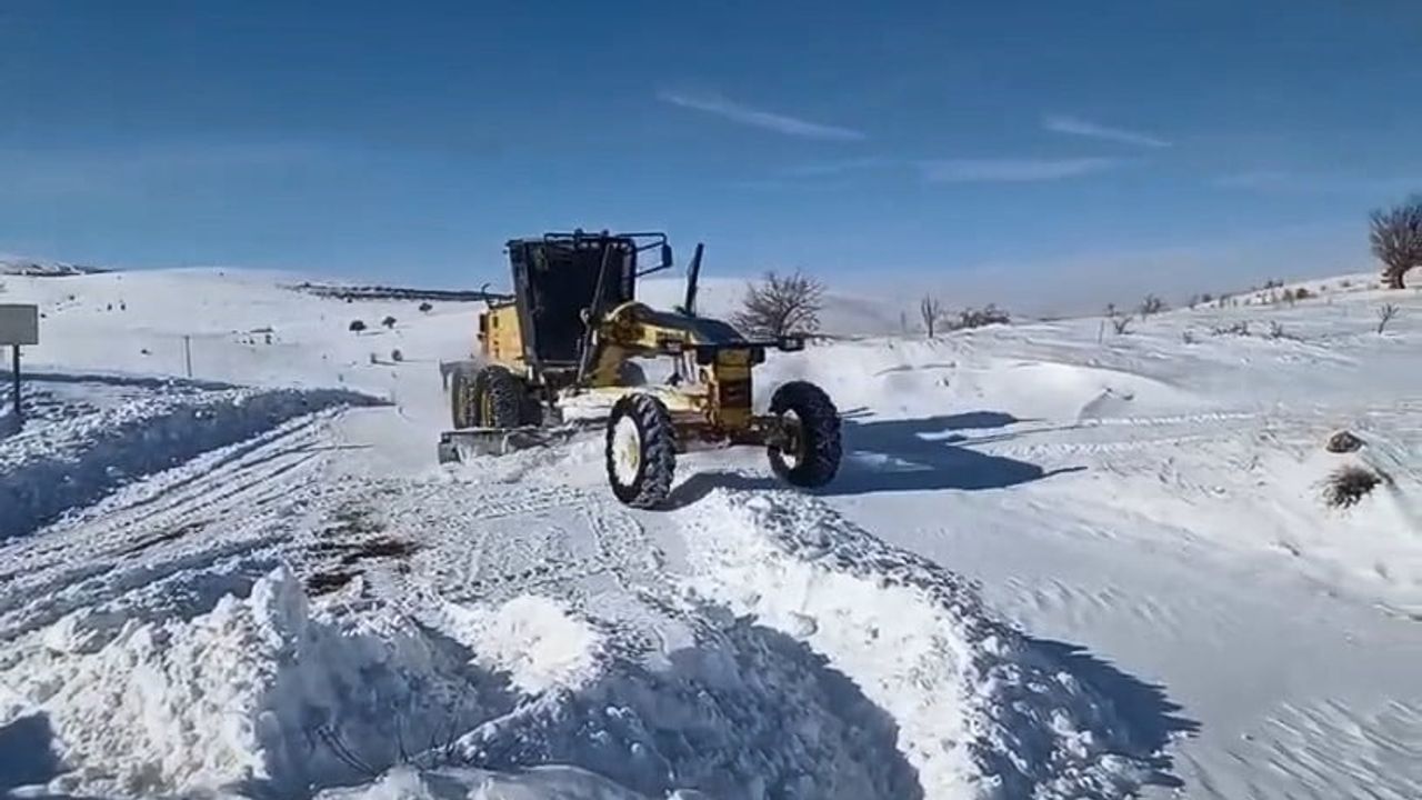 Elazığ'da 182 köy yolu kar nedeniyle ulaşıma kapandı