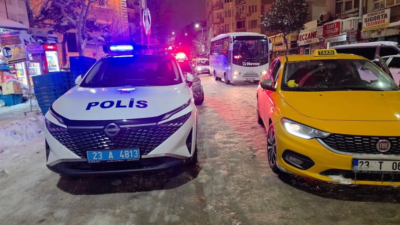 Elazığ'da gece asayiş uygulaması: eğlence mekanları ve şüpheli araçlar denetlendi
