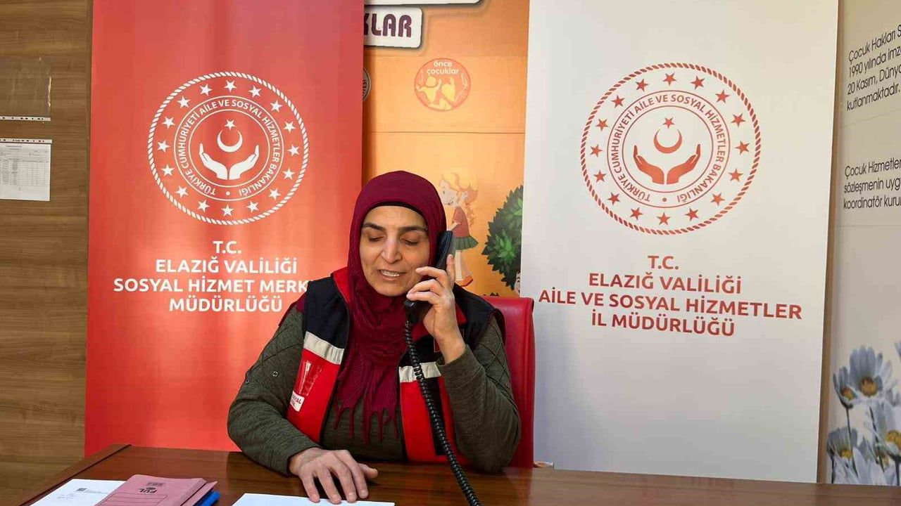 Elazığ'da yeni doğum yapan annelere telefonla bilgilendirme ve tebrik hizmeti