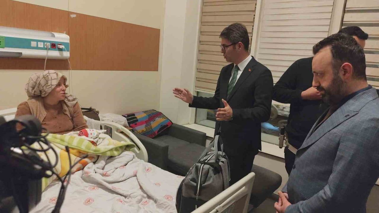 Erciş'te 2026'nın ilk bebeği: Mert Buğra