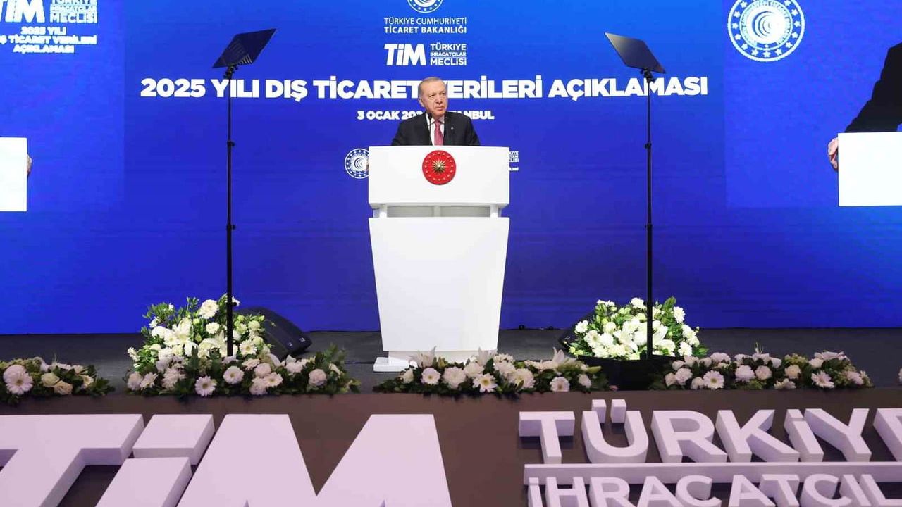 Erdoğan: 2025'te ihracatta Cumhuriyet tarihinin en yüksek seviyesine ulaştık