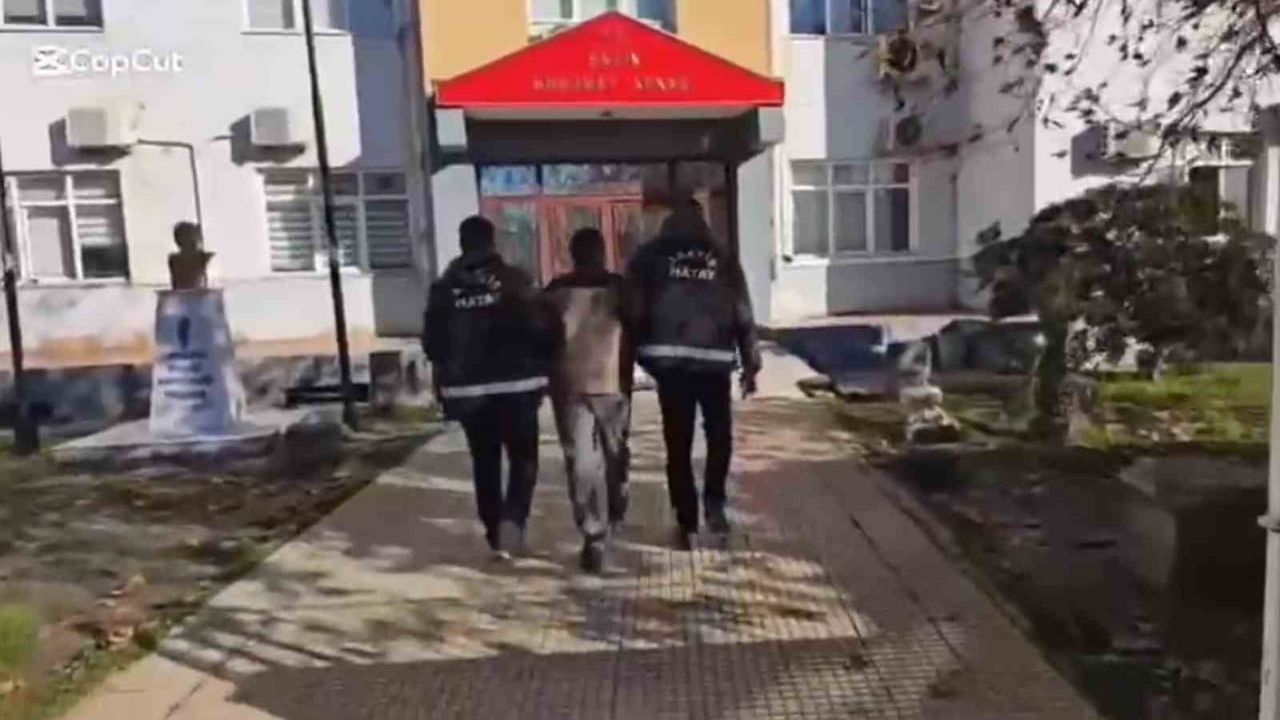 Erzin'de kesinleşmiş 4 yıl 5 ay 15 gün hapis cezası bulunan şahıs yakalandı ve tutuklandı