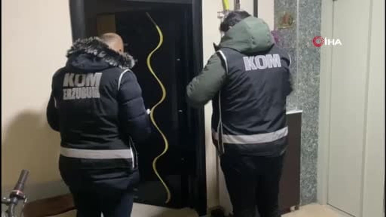 Erzurum'da tefecilik operasyonunda 1 şüpheli tutuklandı, 1 kişi adli kontrolle serbest bırakıldı