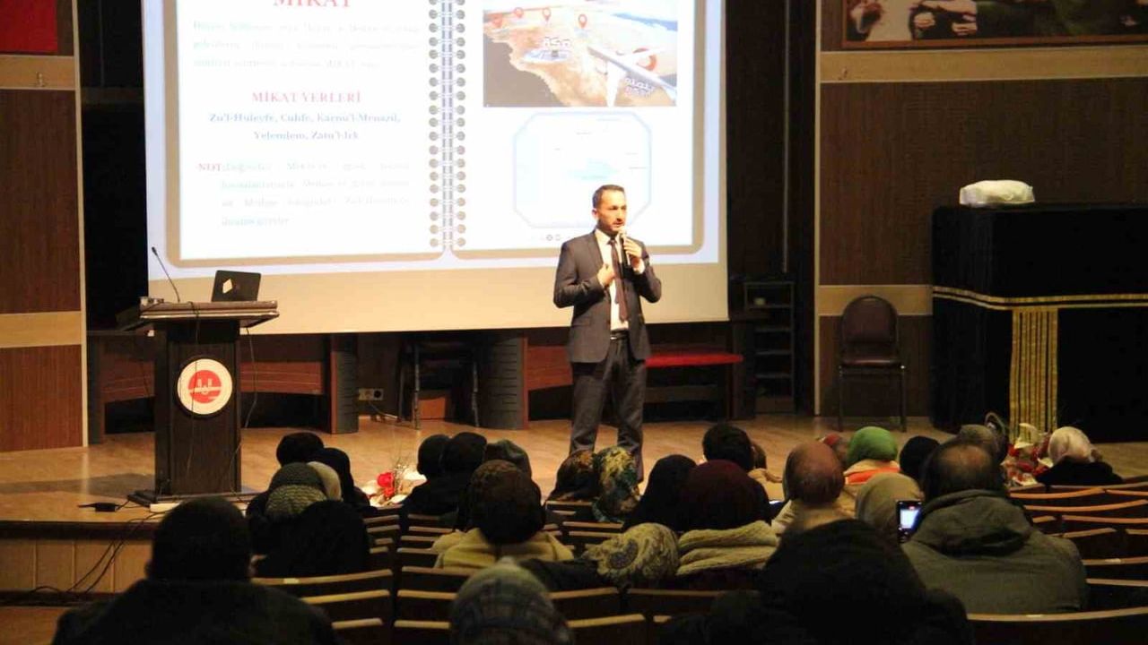 Erzurum'da umrecilere bilgilendirme semineri: uygulama esasları ve sağlık önlemleri
