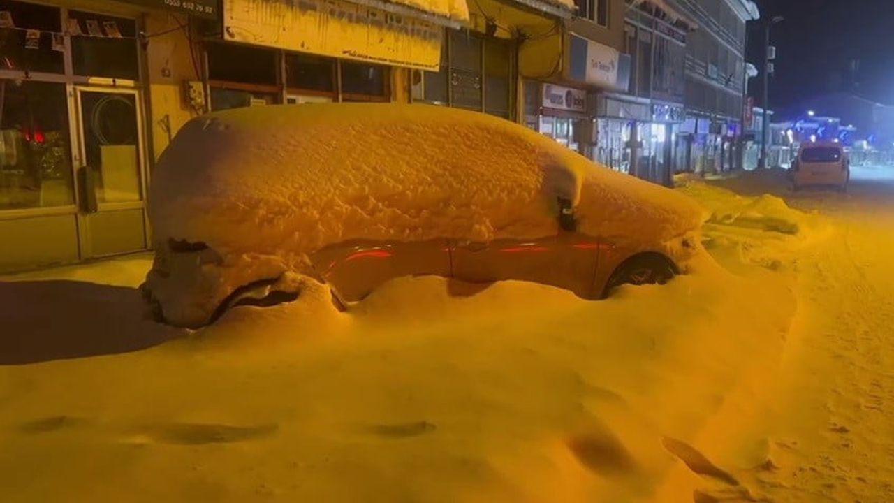 Erzurum Karayazı'da Aşırı Soğuk ve Tipi: Araçlar Dondu, Okullar Tatil Edildi