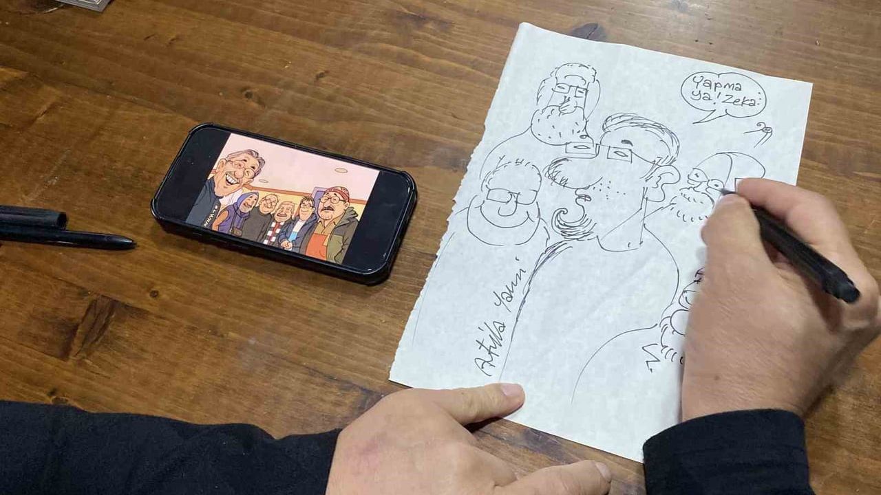 Eskişehir'de karikatürcüler yapay zekanın çizim çıktılarını değerlendirdi