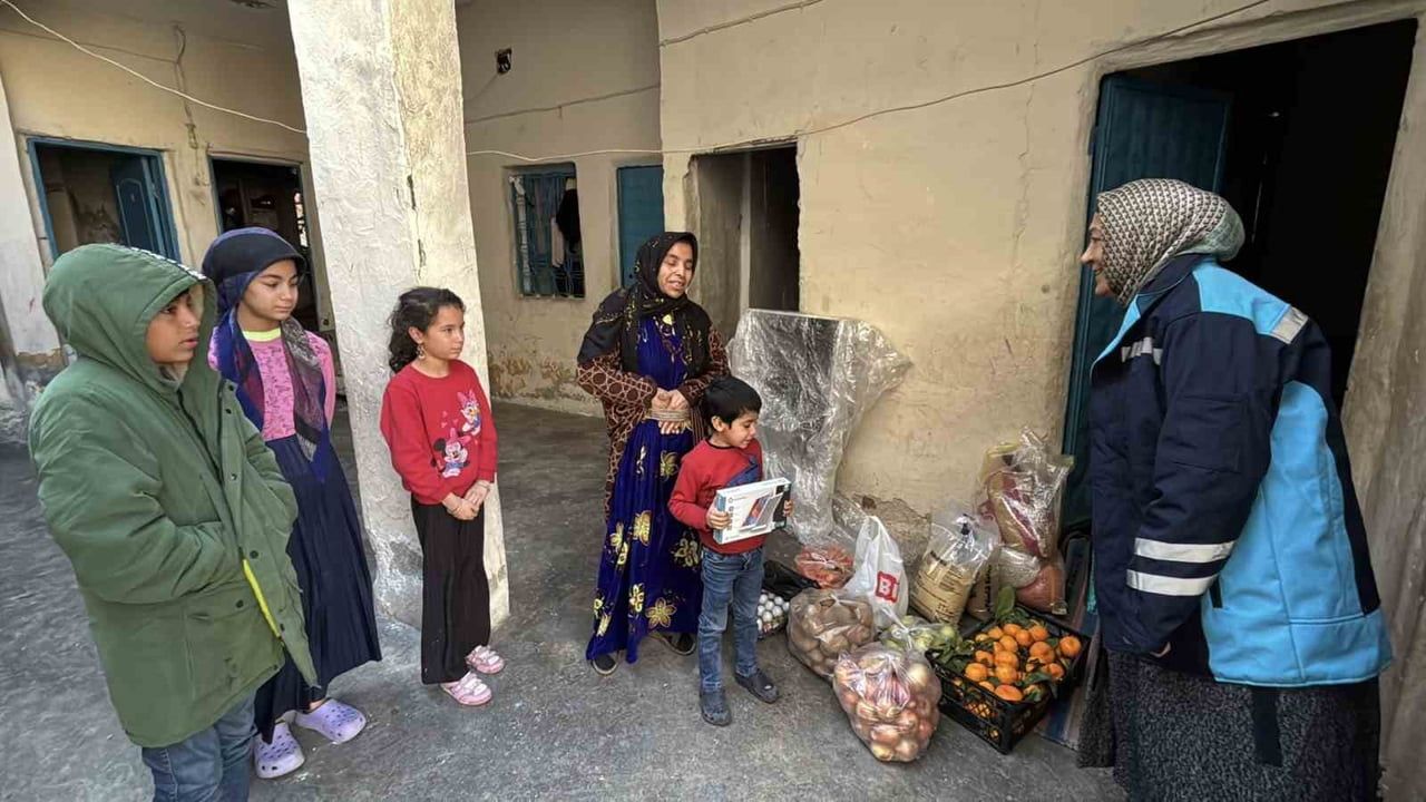 Eyyübiye’de yetim ve engelli ailelere verilen destekler adreslerine ulaştı