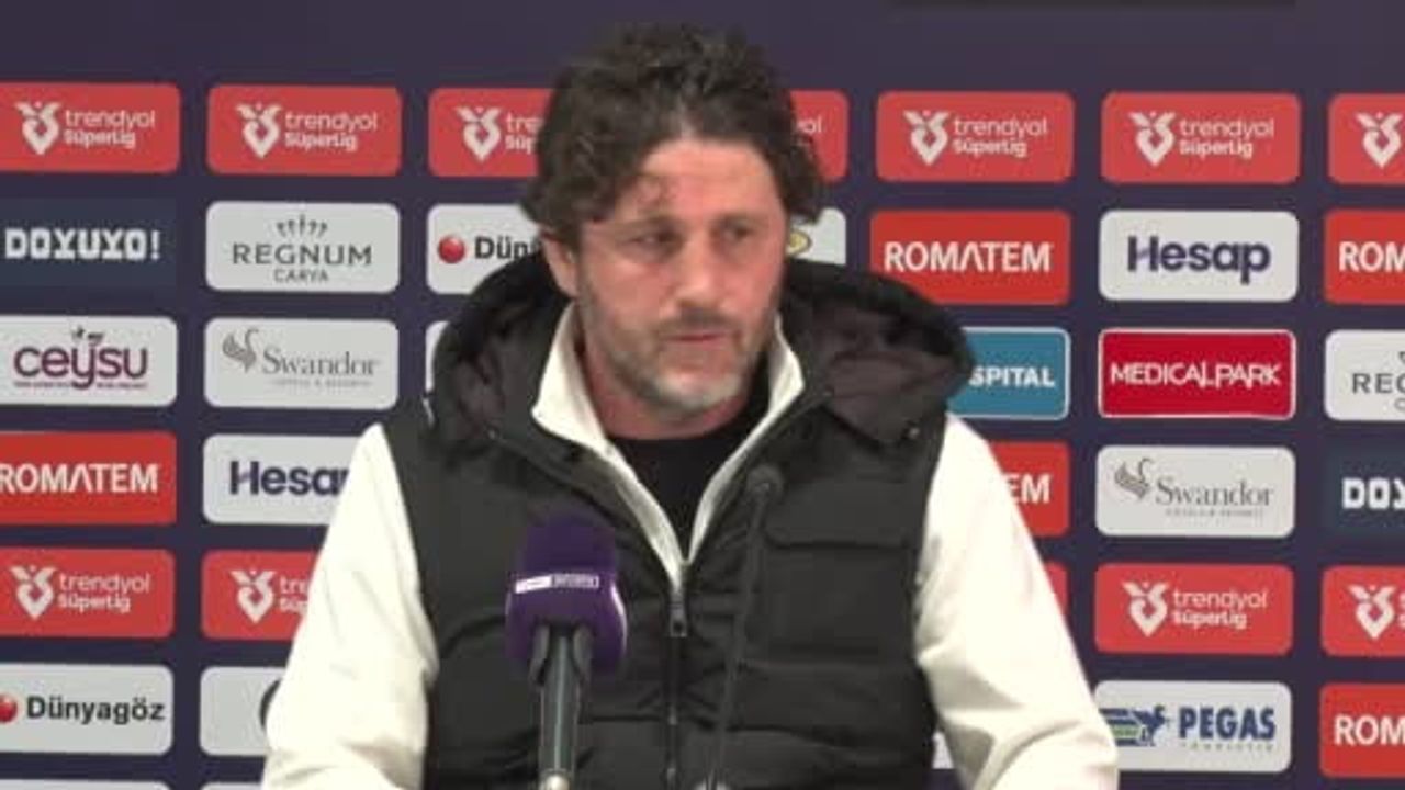 Fatih Tekke: 'Çok değerli 2 puan kaybettik' — Trabzonspor 1-1 Antalyaspor