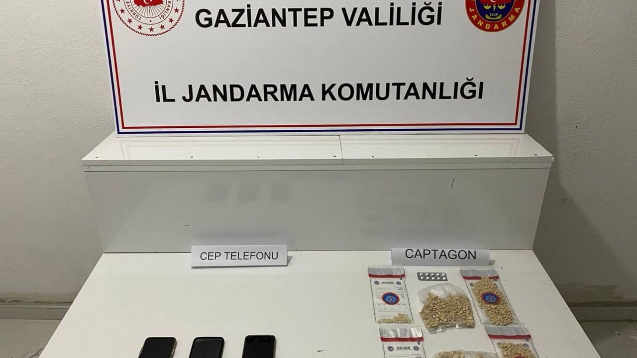 Gaziantep'te 5 bin captagon ele geçirildi, 2 şüpheli tutuklandı