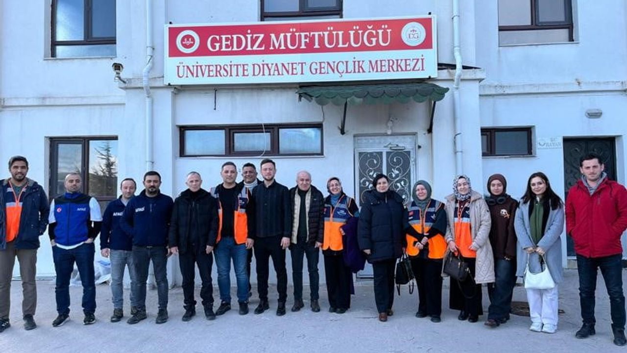 Gediz'de Okullarda Afet Farkındalık Eğitimleri Yapıldı