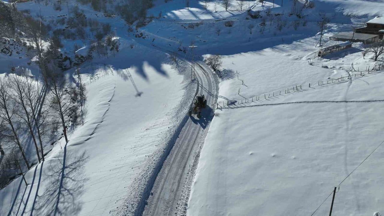 Giresun'da kış turizmi için yayla yolları 7/24 açık tutuluyor