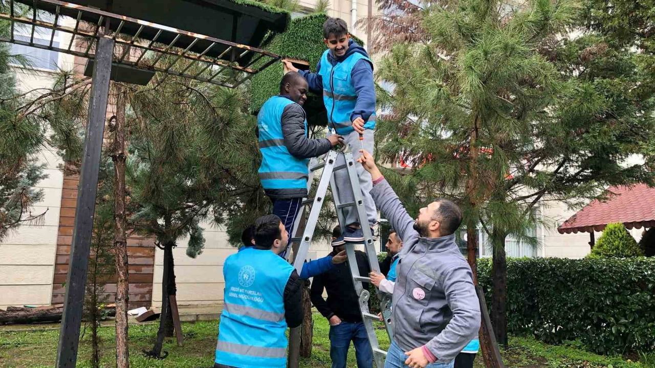 Hacı Mustafa Efendizade Yurdu'ndan Kuş Evleri: Öğrencilerden Gönüllü Doğa Desteği