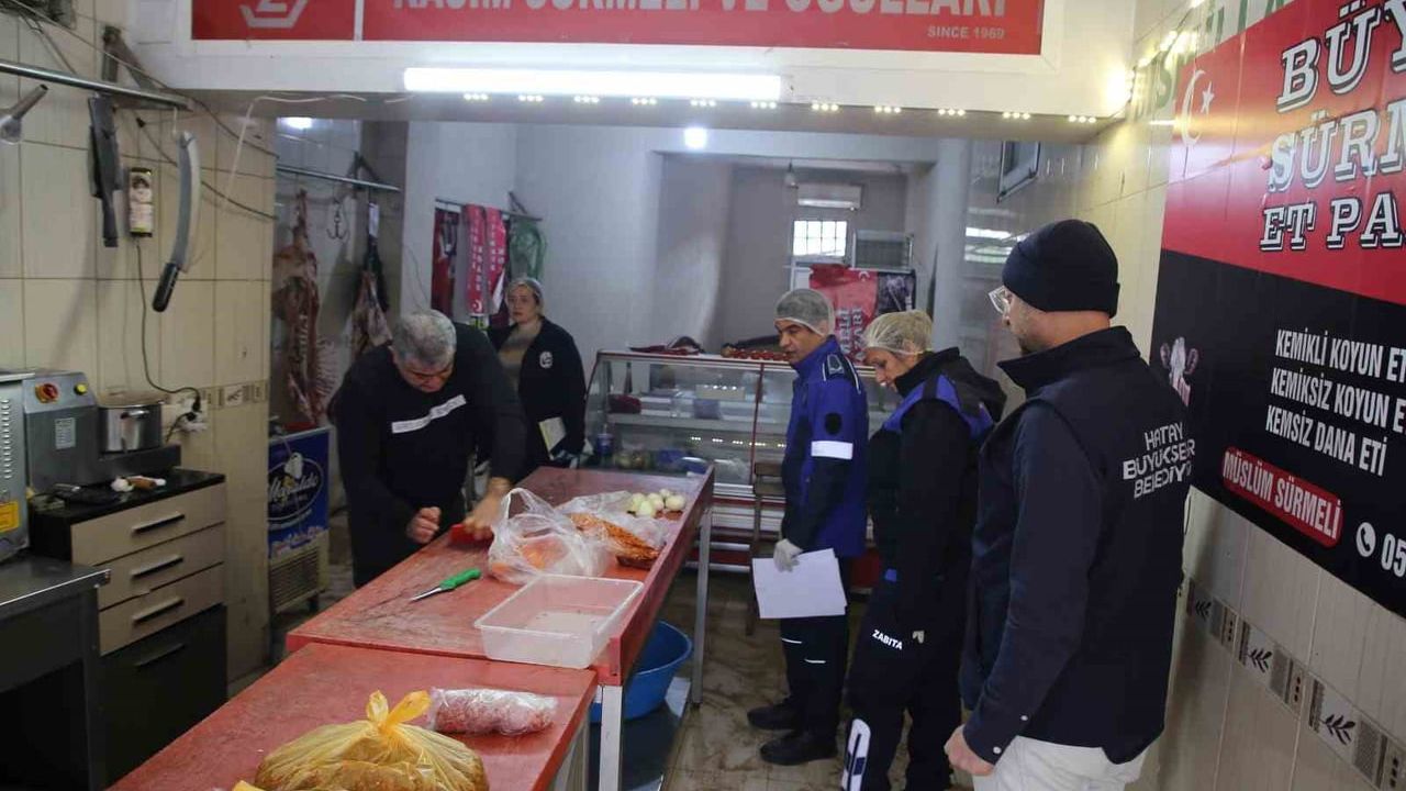 Hatay Büyükşehir Belediyesi'nden Ramazan Öncesi Gıda ve Hijyen Denetimleri
