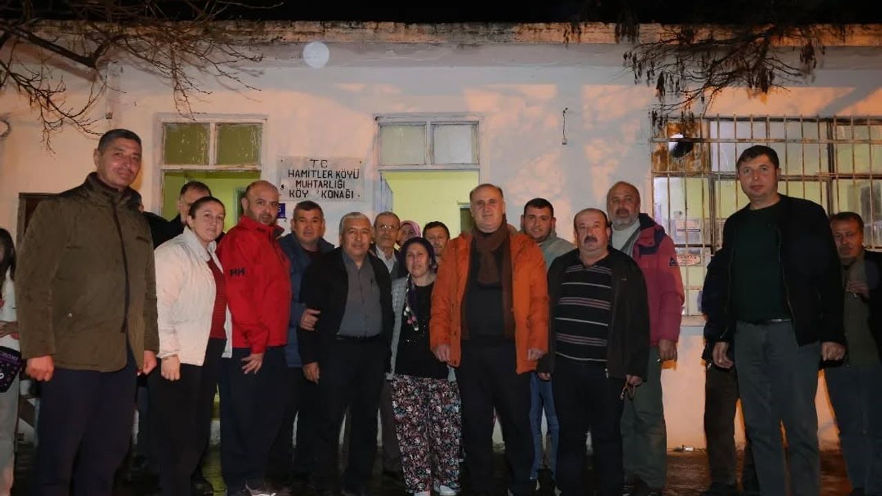 İncirliova Belediye Başkanı Aytekin Kaya Hamitler Mahallesi'nde Vatandaşlarla Buluştu