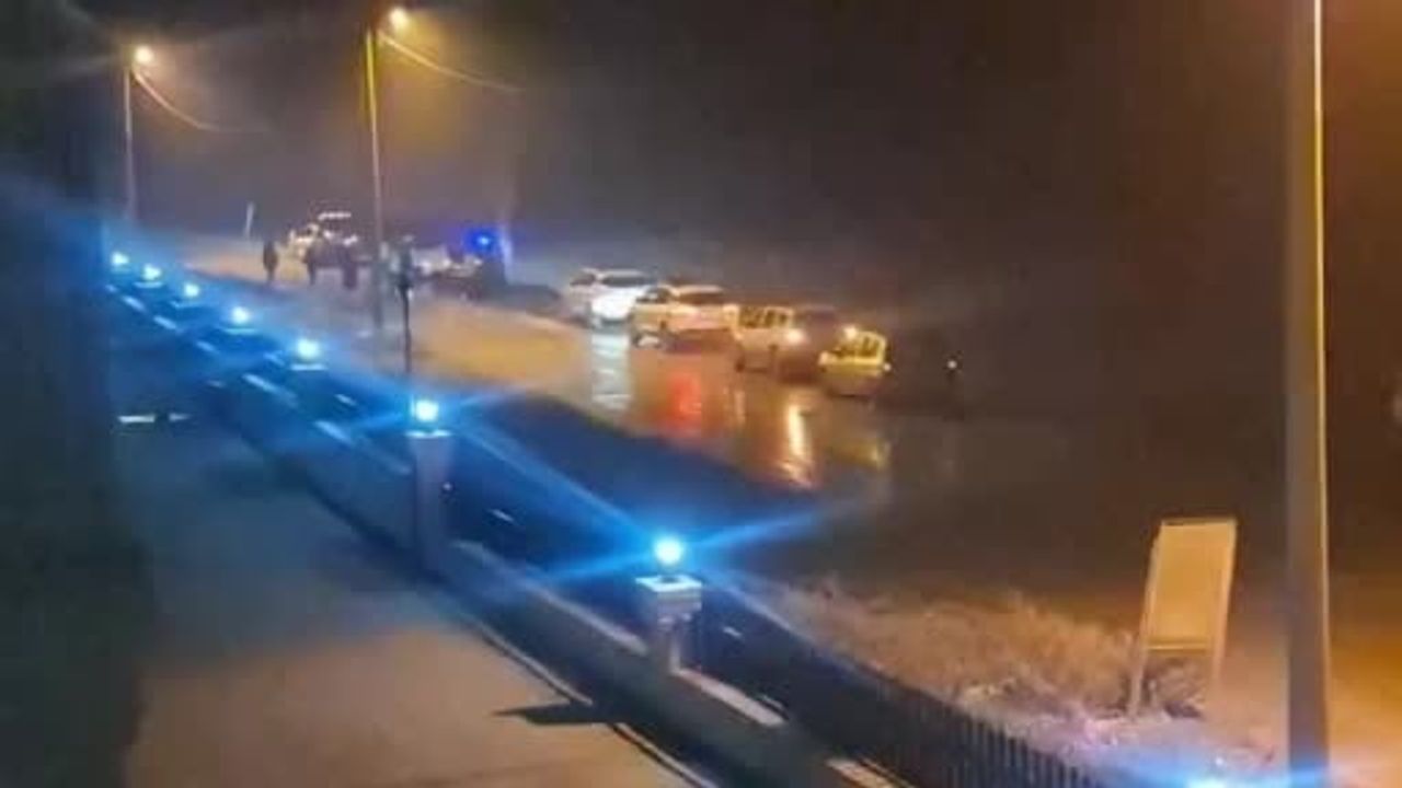 İnegöl'de 'dur' ihtarına uymayan alkollü sürücü kaza yapınca yakalandı