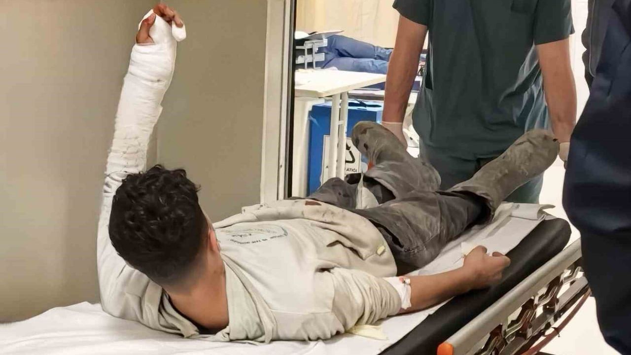 İnegöl'de oto kaportacıda kaza: 16 yaşındaki çırağın sol bileği camla kesildi