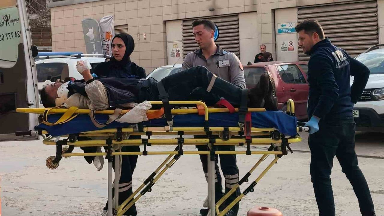 İnegöl'de pres makinesine sıkışan bakım teknikeri ağır yaralandı