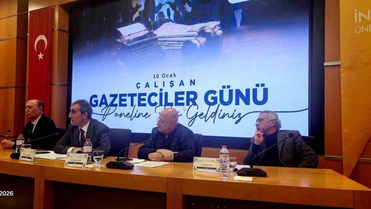 İnönü Üniversitesi'nde 10 Ocak Çalışan Gazeteciler Günü Paneli: Medya ve Yapay Zeka Tartışıldı