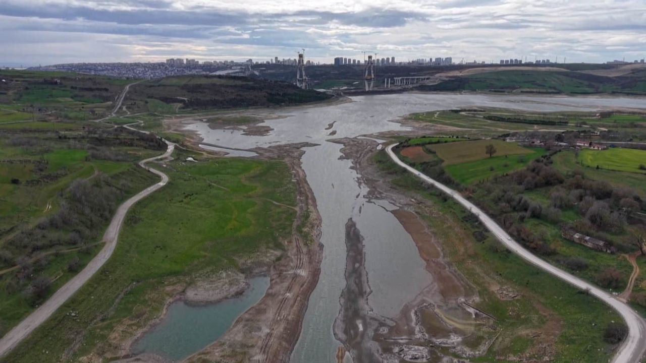 İstanbul’da Sazlıdere Barajı doluluk oranı yüzde 16,44’e geriledi