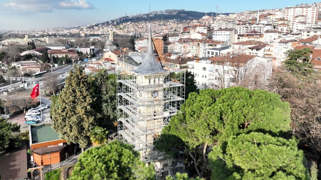 İzmit Saat Kulesi restorasyonunda sona gelindi: 3 ton enjeksiyonla güçlendirildi