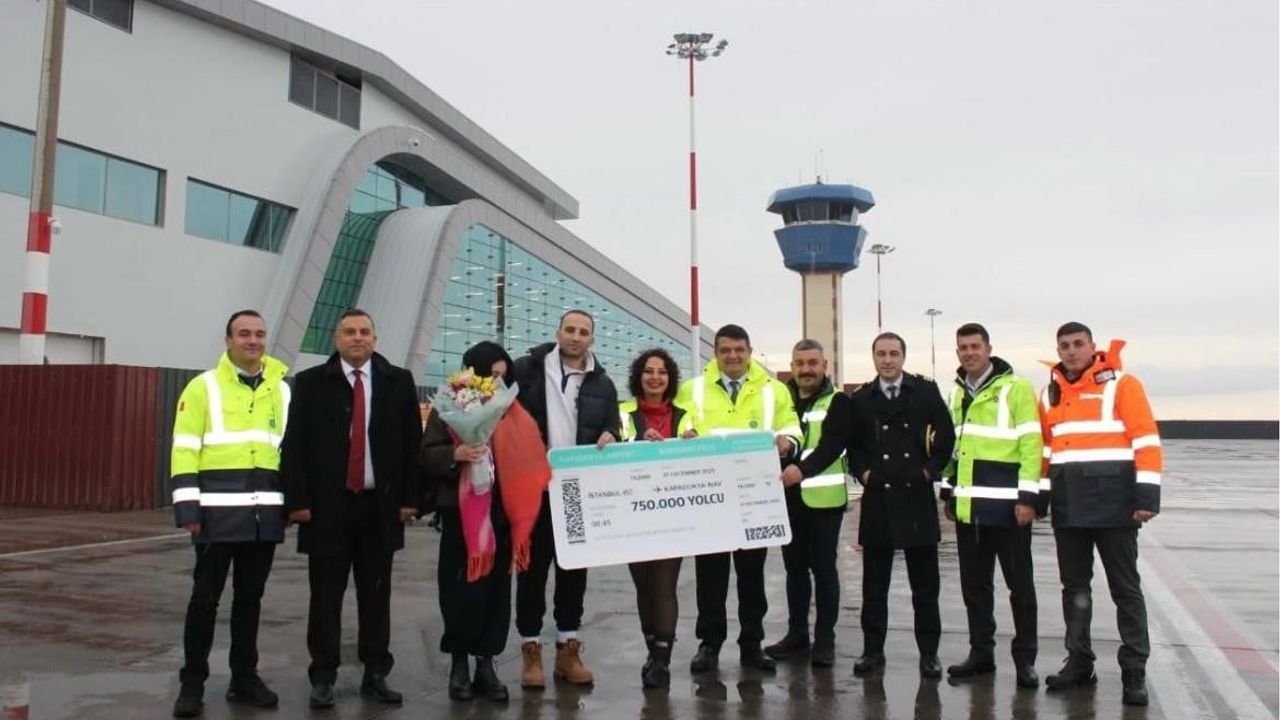 Kapadokya Havalimanı 2025'te 750 bin yolcuya ulaşarak rekor kırdı