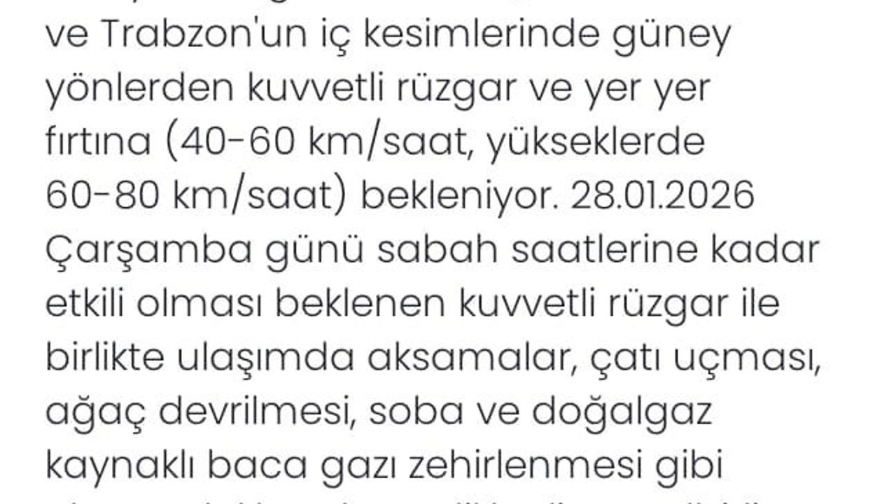 Karadeniz'in kuzeyine fırtına uyarısı: Rüzgâr saatte 80 km'ye ulaşabilir