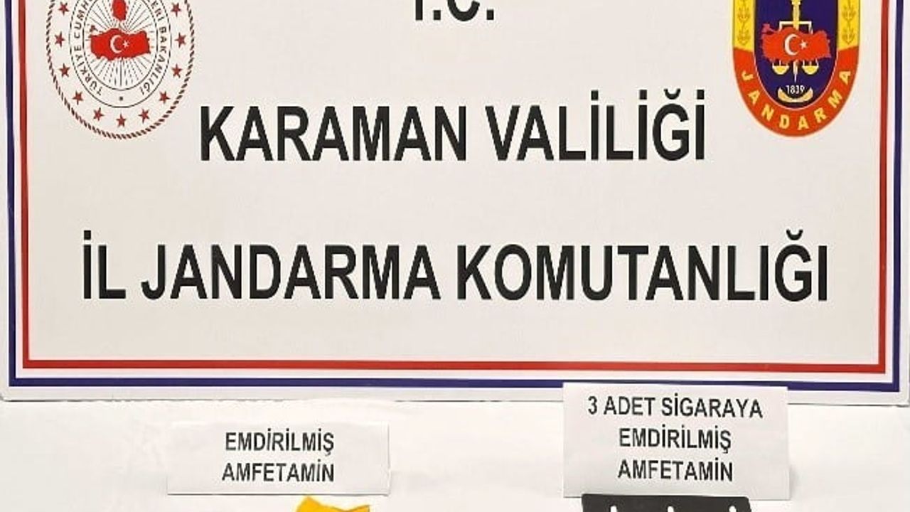 Karaman'da jandarma uygulamalarında peçete ve sigaraya emdirilmiş uyuşturucu ele geçirildi; 12 tutuklama