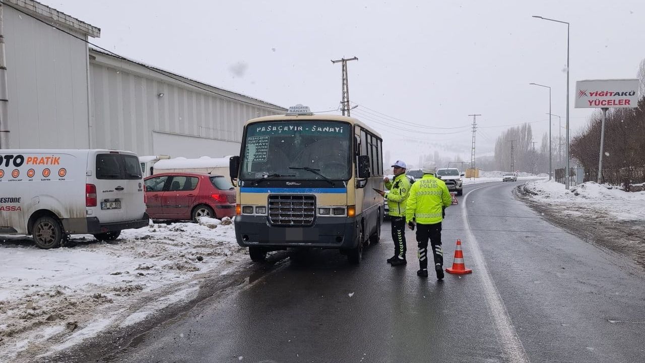 Kars’ta toplu taşıma araçlarına yönelik sıkı denetimler