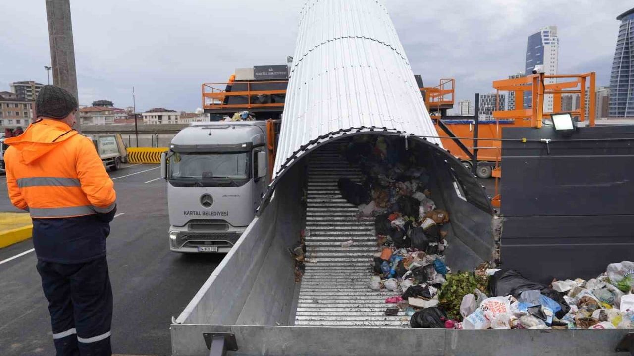 Kartal’da Yeni Çöp Toplama ve Aktarma İstasyonu Hizmete Girdi