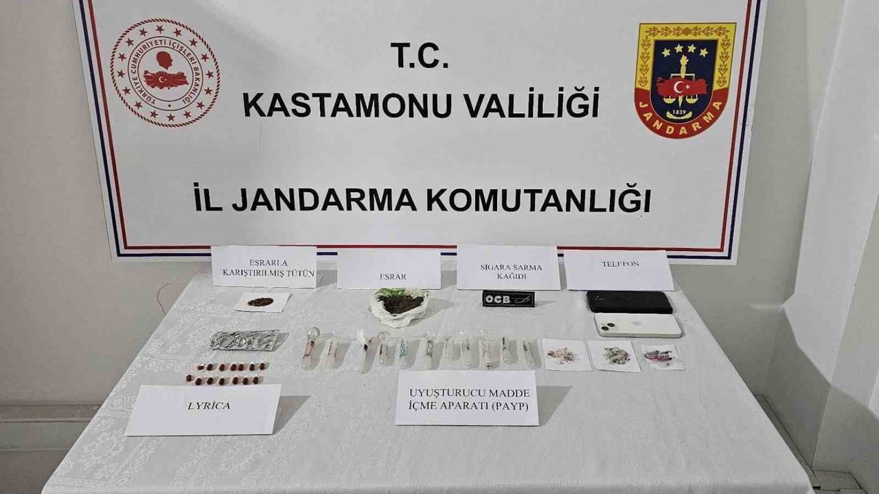 Kastamonu’da jandarma uyuşturucu operasyonu: 4 kişi tutuklandı
