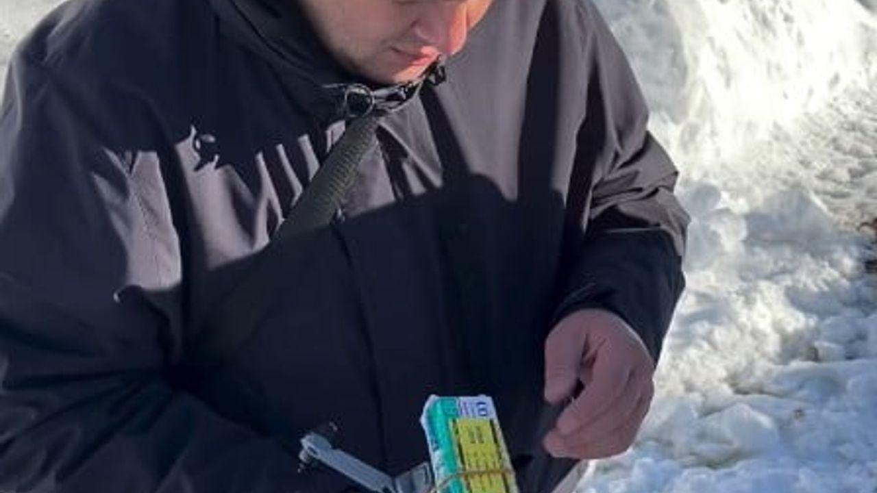 Kastamonu'da yolu kapanan köydeki kalp hastasına ilaç dronla ulaştırıldı