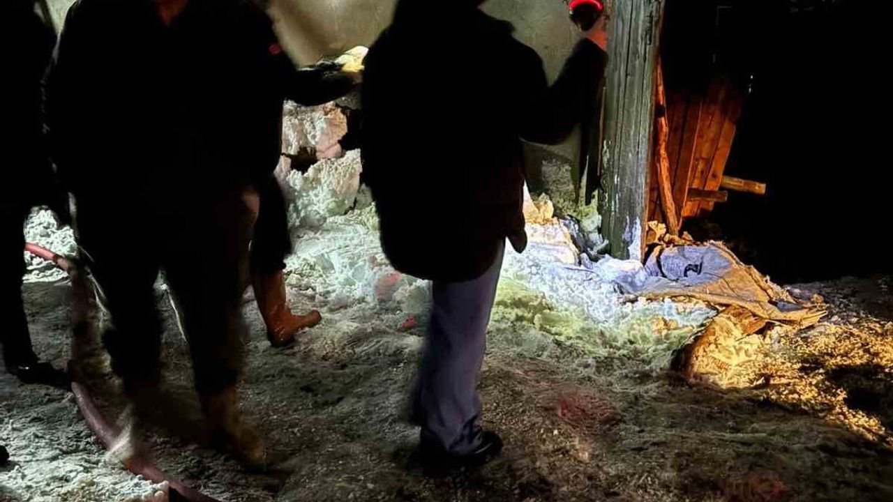 Kastamonu Devrekani'de Elektrik Sobasından Çıktığı Tahmin Edilen Yangın Evi Kullanılamaz Hale Getirdi