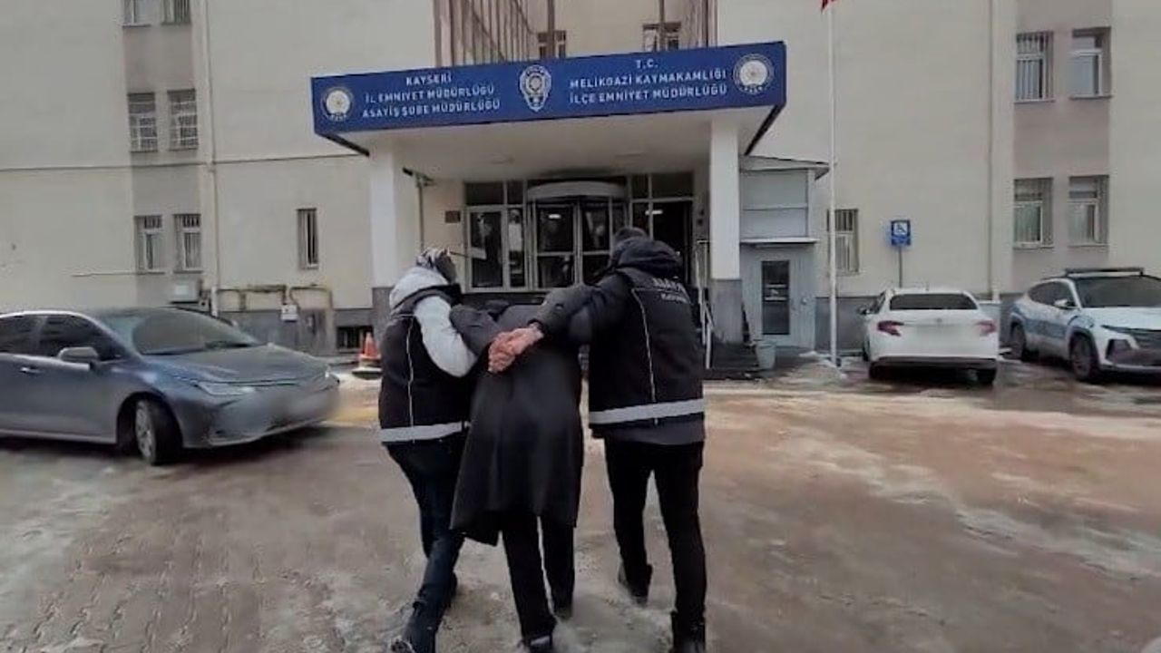 Kayseri'de hakkında 10 yıl 4 ay 15 gün hapis cezası bulunan A.T. yakalandı