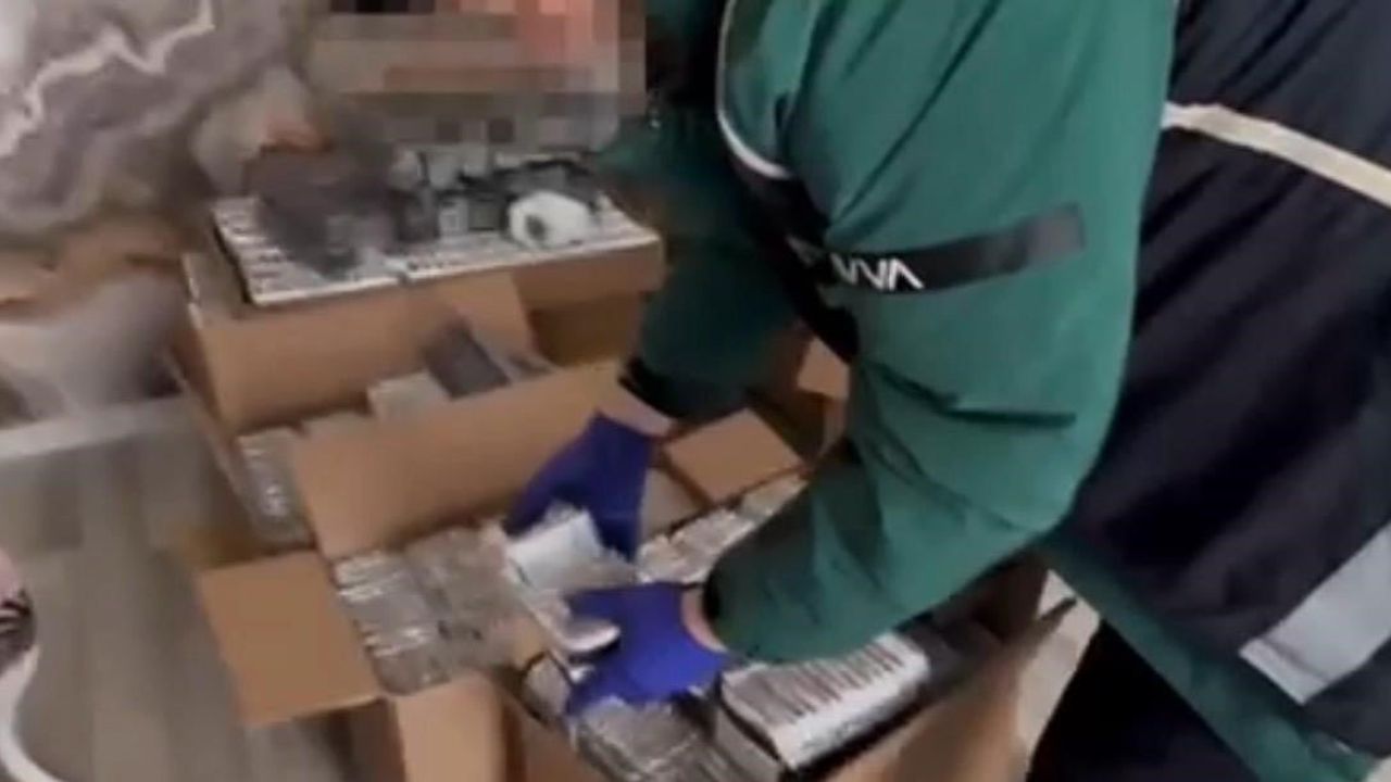 Kayseri'de kaçak sigara operasyonu: 1 gözaltı, 523 bin 600 makaron ele geçirildi