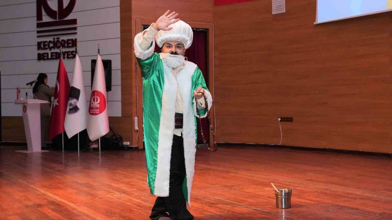 Keçiören'de ara tatilde çocuklara sihirbaz gösterisi ve interaktif oyunlar