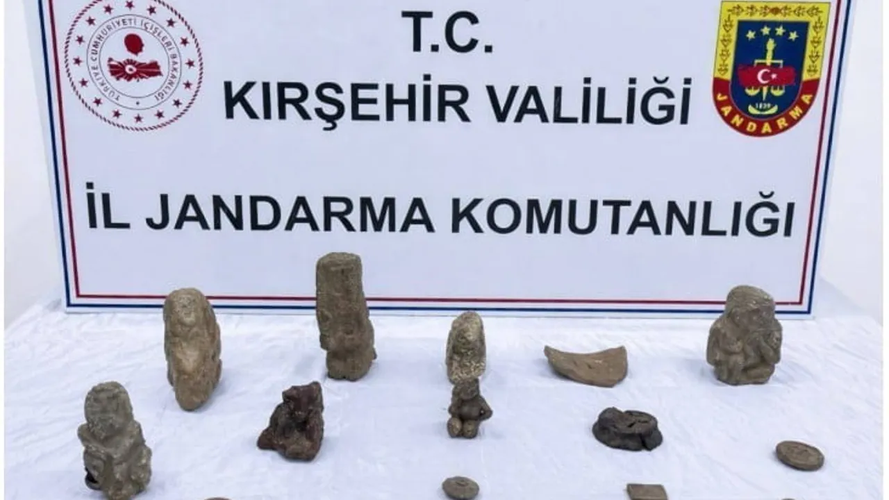 Kırşehir'de 'Anadolu Mirası' Operasyonu: 14 Artuklu Dönemi Parçası Ele Geçirildi