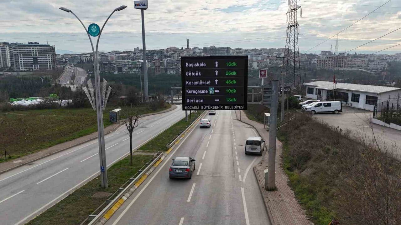 Kocaeli'de Akıllı Trafik Yönetimi: Aylık 1,7 Ton Yakıt ve 3,2 Ton Karbon Tasarrufu