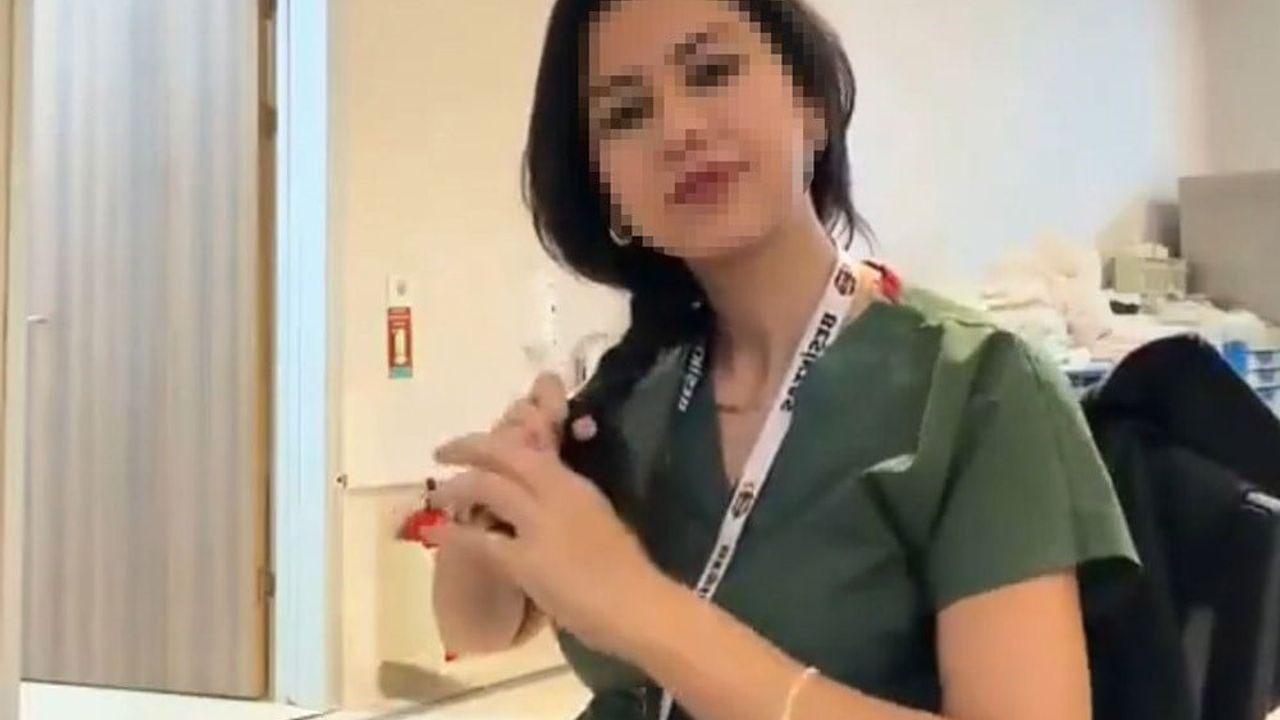 Kocaeli'de sosyal medya akımına katılan hemşire İ.A. adli kontrolle serbest bırakıldı